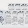 Edible Flowers Seed Collection (7 seed packets): Bean, Scarlet Runner; Borage; Calendula, Mixed; Nasturtium, Jewels; Love in the Mist; Shungiku; Violet, Heartsease, All Organic
