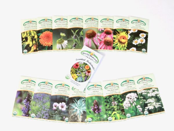 Glorious Garden, 48 full color medicinal herb seed packets, organic - Image 5