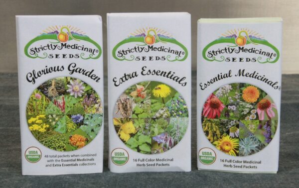 Glorious Garden, 48 full color medicinal herb seed packets, organic - Image 2